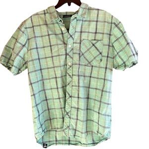 Vans Short Sleeve Button Down Shirt Size Large